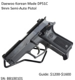 Daewoo Korean Made DP51C 9mm Pistol