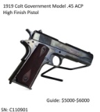 1919 Colt Government Model .45 ACP High Finish
