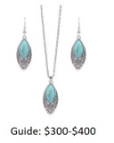 Native American Styles Set of Earrings & Necklace