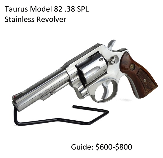 Taurus Model 82 .38 SPL Stainless Steel Revolver