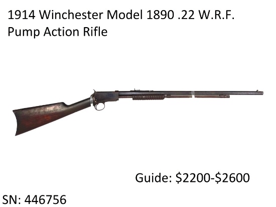 1914 Winchester Model 1890 .22 W.R.F. Rifle