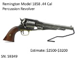 Remington Model 1858 .44 Cal Percussion Revolver