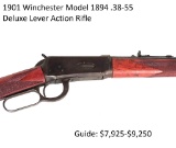 1901 Winchester Model 1894 .38-55 Deluxe Rifle
