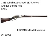 1883 Winchester Model 1876 .40-60 Deluxe Rifle