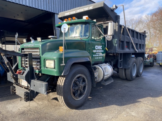 2000 Mack Rd688s Tandem Axle Dump Truck Vin 1m2p68c0ym053100, 76000 Gvw, Pl