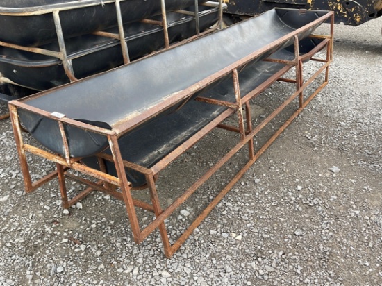 Lot of (2) Bunk Feed Troughs