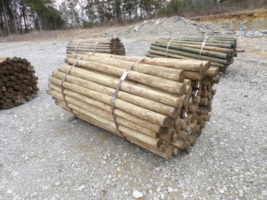 3"x7' Bundle of Pressure Treated Posts