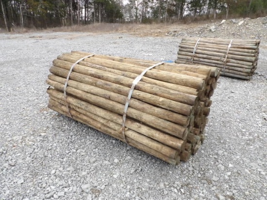 3"x7' Bundle of Pressure Treated Posts