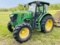 2015 John Deere 6115D Farm Tractor
