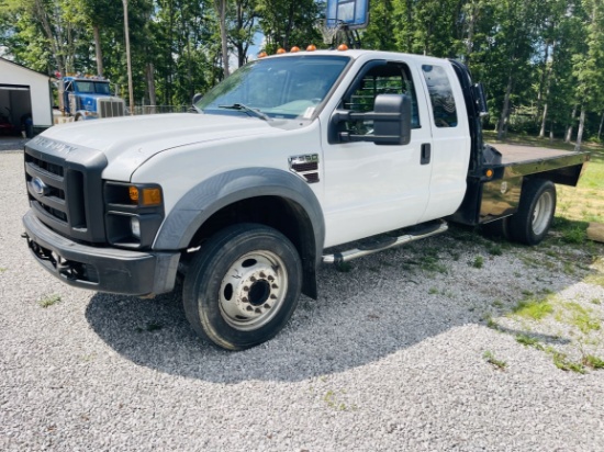 2008 Ford F550XL SD Flatbed Truck