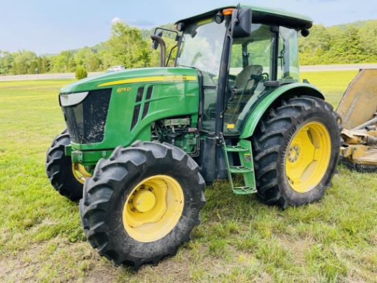 2015 John Deere 6115D Farm Tractor