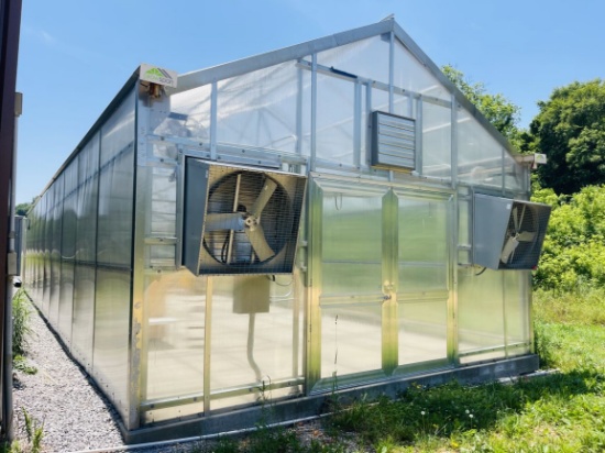 GrowSpan 20'x60' Series 2000 Commercial Greenhouse (Double Doors)