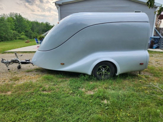 2017 Ironhorse Enclosed 1-Bike Motorcycle Tag Trailer