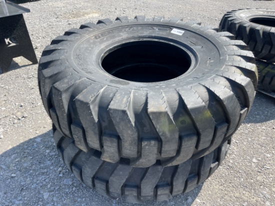 (2) General TEII 20.5-25 Tires