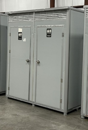 Double Portable Restroom
