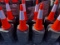 Lot of 100 Safety Traffic Cones