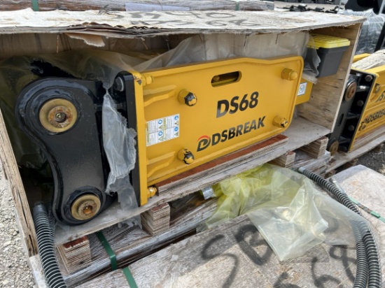 New DSBREAK DS68 Hydraulic Breaker Attachment