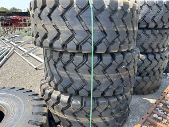 New Lot of (4) Forcestone 26.5-25 Equipment Tires