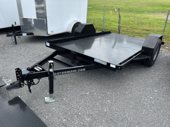New 2023 Gator Made Inc. S/A 12’ Tilt Top Tag Trailer