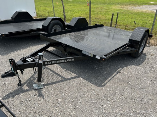 New 2023 Gatormade S/A 12’ Tilt Top Tag Trailer