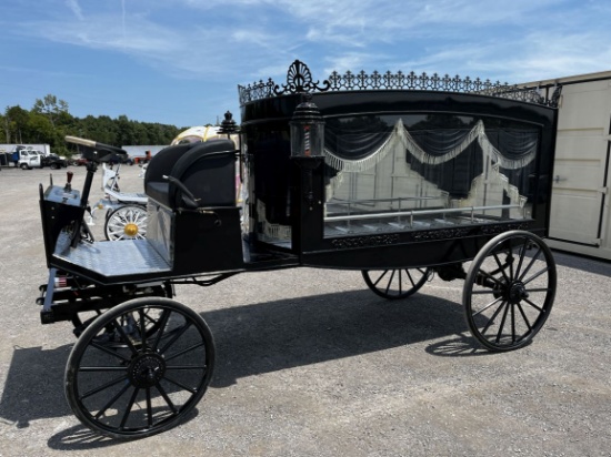 New Electric Horseless Hearse Carriage
