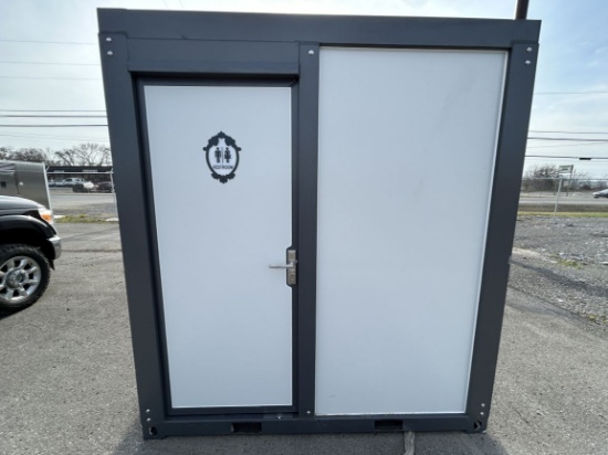 Single Portable Restroom With Shower