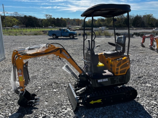 NEW 2024  MMS  MS16S  Mini Excavator