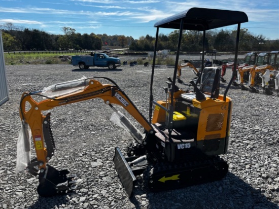 NEW 2024  VICSEC  VC15  Mini Excavator