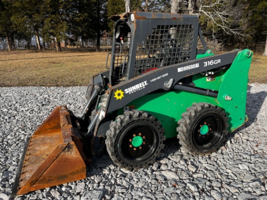 2019  John Deere  316GR  Skid Steer