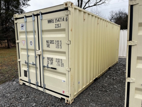 2024 20’ 1-Trip Shipping Container