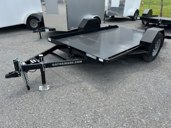 New  2023  Gator Made Inc.  S/A  12’ Tilt Top  Tag Trailer