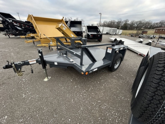 New  2023  TRIPLE L  4610  S/A  Flatbed Drop Deck  Tag Trailer