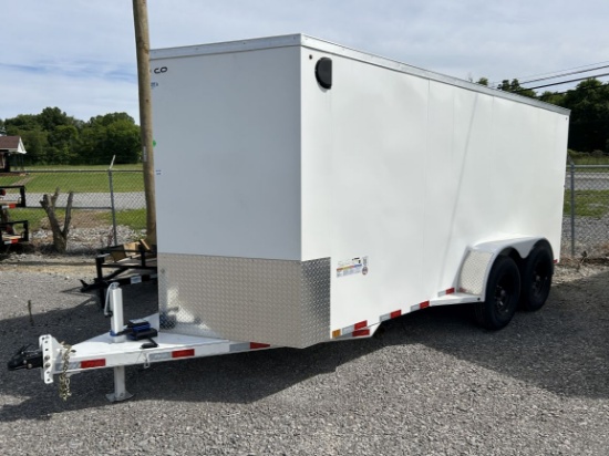 New  2024  DELCO   T/A  Enclosed  Tag Trailer