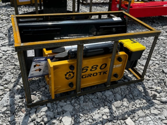 Unused 2025 AGT SSHH680 Skid Steer Breaker Attachment