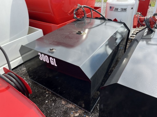 (NEW) 300 Gal. Fuel Tank w/ 12V DC Pump