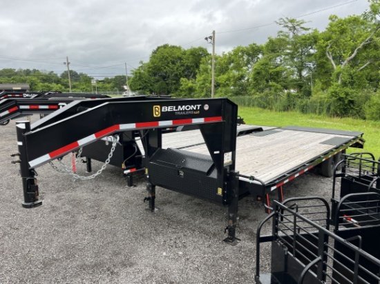 New  2024  BELMONT   24’  T/A  Gooseneck Trailer