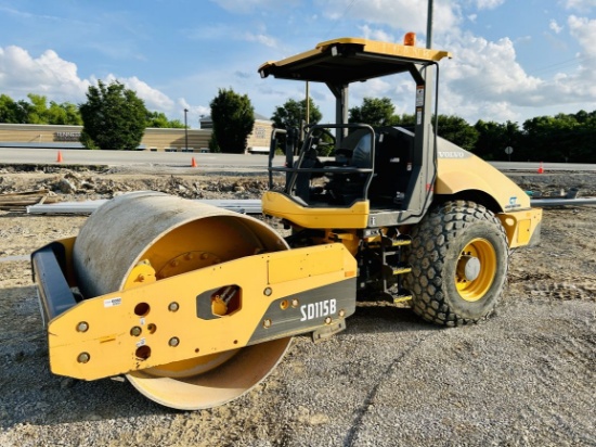 2016  Volvo  SD115B  Vibratory Smooth Drum Compactor  Roller