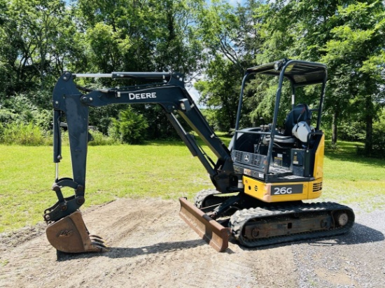 2019  John Deere  26G  Mini Excavator