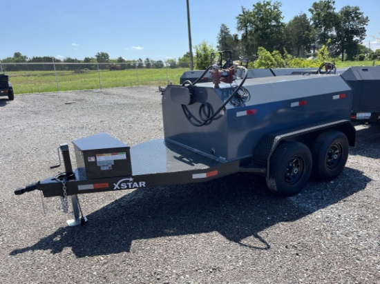 New  2024  X-STAR  750 Gal. Tanker  Tag Trailer