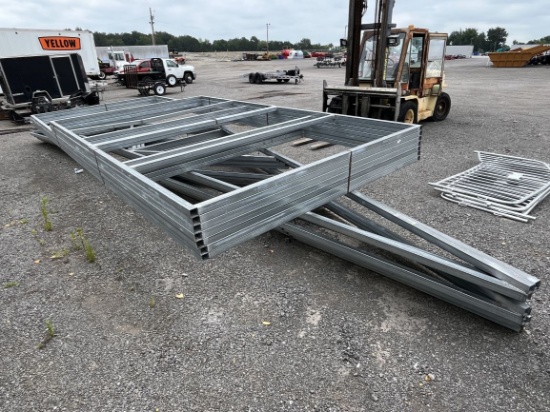 NEW 32’x 48’ x 11’ Steel Building Frame With Opening