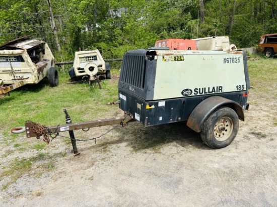 2007  Sullair  185DPQJD Towable  Air Compressor