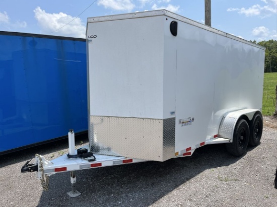 2024 DELCO 20’ V-Nose / Enclosed T/A Tag Trailer