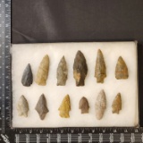 Frame of Misc Arrowheads