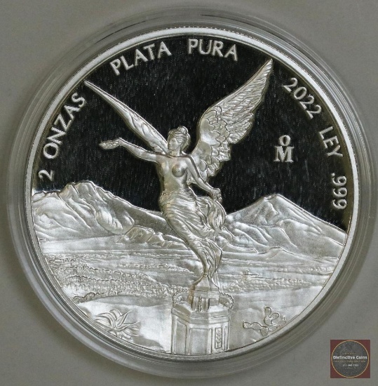 2022 Mexico 2oz. Libertad .999 Fine Silver