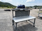 Wheeled Table with Electric Bar