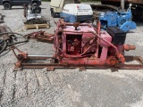 Power midget road boring machine with track