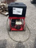 Pressure washer with Honda engine