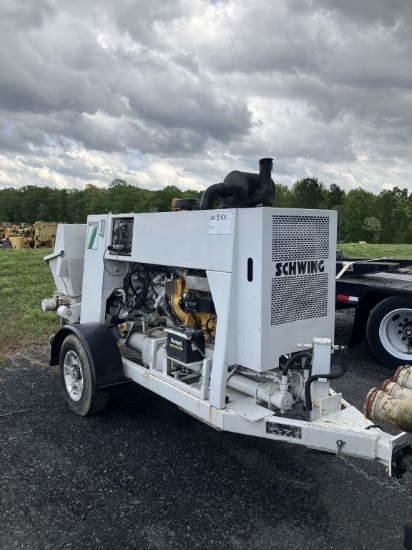 2014 Schwing SP 500 Concrete Pump