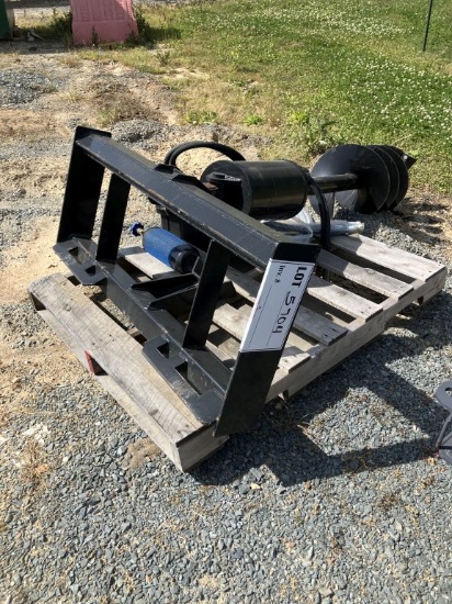Skid Steer Auger w/ 12" bit