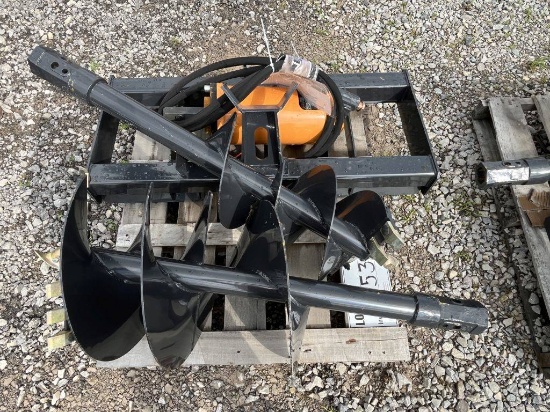 Skid Steer Auger Drive & Bit Set